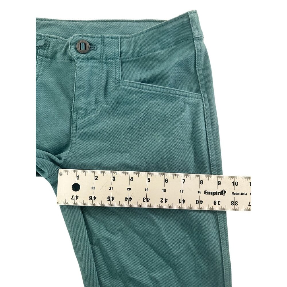 Patagonia Escala Rock Pants Women 4 Green Gorpcore Slim Mid Rise Stretch Outdoor - Picture 11 of 16